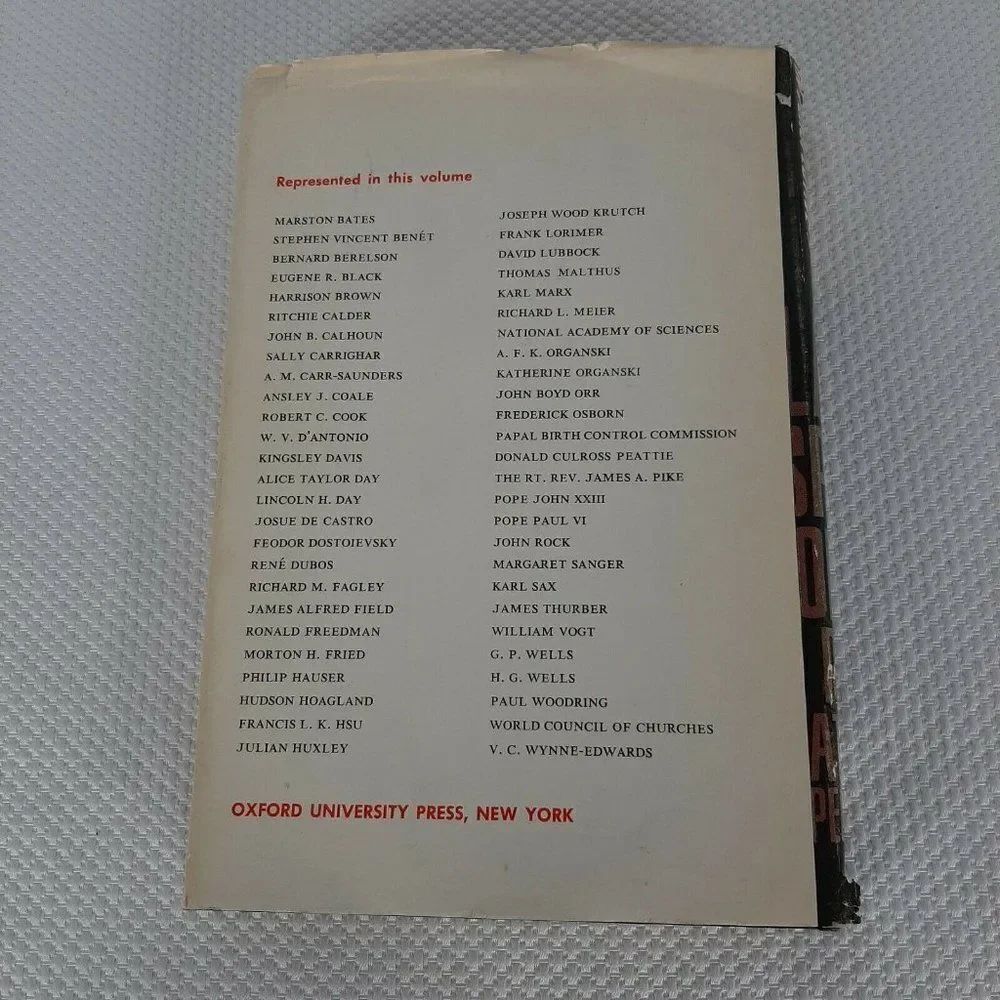 Vintage Book Population In Perspective Population Control Controversial 1968 - Picture 2 of 7